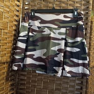 Athletic Mini Skort Tennis Golf Volleyball Stretchy Skirted Shorts